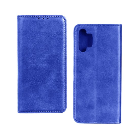 LEATHER FLIP COVER WITH INTERNAL POCKET FOR SAMSUNG GALAXY A13 4G BLUE